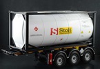 Italeri Tecnocar Trailer s 20 stopou cisternou (1:24)