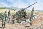 Italeri figurky - ITALIAN 90/53 GUN with CREW (1:72)