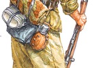 Italeri figurky - WWII German paratroopers (tropical uniform) (1:72)