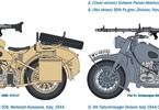 Italeri German Military Motorcycle with Sidecar (1:9)