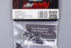 Killerbody Rear Wing Mount CNC Medium Gray 1/7