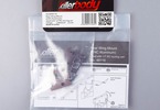 Killerbody Rear Wing Mount CNC Low Gray 1/7