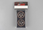Killerbody disky hliníkové šedé (2): Alfa Romeo 75 Turbo 1:10