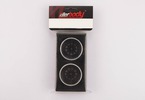 Killerbody disky hliníkové černé (2): Alfa Romeo SZ 1:10