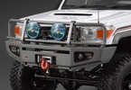 Killerbody Bumper with LEDs aluminium silver: 1/10 Truck