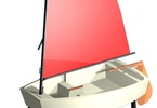 Optimist sailing 1:10 kit