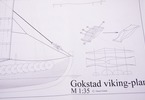 Dušek Gokstad Wikingerschiff 7 Jh. 1:35 kit
