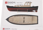 Türkmodel Kabinen-Motorboot 1:35 kit