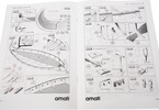 AMATI Oseberg Viking Ship 1:50 set