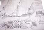 AMATI Sciabecco pirate ship 1753 1:60 set