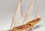 AMATI Sciabecco pirate ship 1753 1:60 set