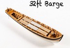 Vanguard Models Barge člun 32" 1:64 kit