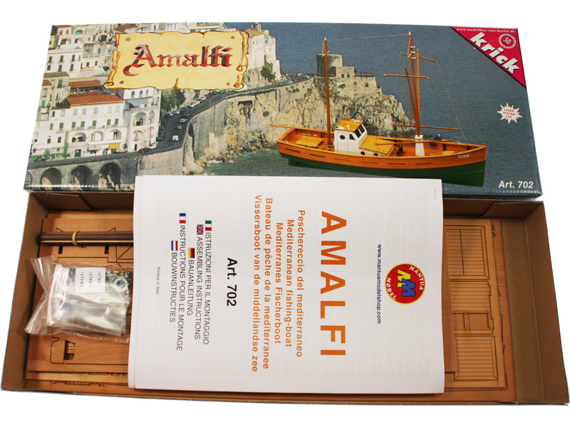 Mantua Model Fishing Boat Amalfi 1:35 kit (KR-800702)