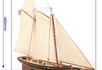 OCCRE America jachta - Americas Cup 1851 1:75