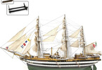 OCCRE Amerigo Vespucci 1:100 + plachty Kit