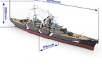 OCCRE Prinz Eugen bitevní loď 1:200 kit