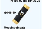 Raboesch vložka spojky 106-40 mosaz 3/32"