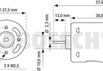 Raboesch motor stejnosměrný Blue RM-400 6V