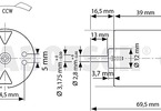 Raboesch motor stejnosměrný Blue RM-530 TRQ 7.2V