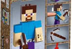 LEGO Minecraft - Velká figurka: Steve s papouškem