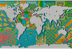 LEGO ART - Mapa světa