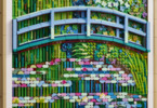 LEGO Art - Claude Monet – Bridge over a Pond of Water Lilies