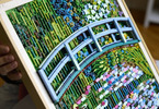 LEGO Art - Claude Monet – Bridge over a Pond of Water Lilies