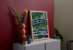 LEGO Art - Claude Monet – Bridge over a Pond of Water Lilies