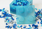 LEGO úložný box s víkem 250x250x180mm