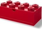 LEGO stolní box 8 se zásuvkou modrý