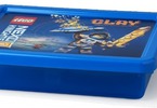 LEGO úložný box 6.2L - Nexo Knights transparentní modrý