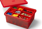 LEGO storage box with organizer