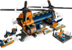 LEGO City - Helikoptéra na průzkum džungle v základním táboře