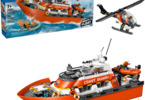 LEGO City - Záchranný člun pobřežní hlídky a vrtulník