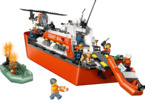 LEGO City - Záchranný člun pobřežní hlídky a vrtulník