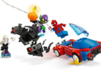 LEGO Marvel - Spider-Manovo závodní auto a Venom Zelený goblin