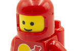 LEGO Keychain Flashlight - Cosmonaut red
