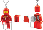 LEGO Keychain Flashlight - Cosmonaut red