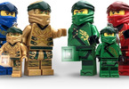 LEGO svítící klíčenka - Ninjago Legacy Jay