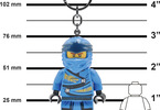 LEGO svítící klíčenka - Ninjago Legacy Jay