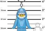 LEGO svítící klíčenka - Iconic Žralok