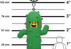 LEGO svítící klíčenka - Kaktus