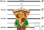 LEGO svítící klíčenka - Iconic Pizza