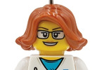 LEGO Keychain Flashlight - Iconic Mrs Doctor
