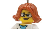 LEGO Keychain Flashlight - Iconic Mrs Doctor