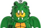LEGO Keychain Flashlight - Green Dragoness