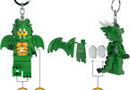 LEGO Keychain Flashlight - Green Dragoness