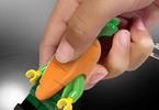 LEGO Keychain Flashlight - Minifigures Carrot