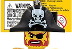 LEGO svítící klíčenka - Kapitán Brickbeard