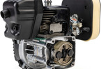 Losi benzínový motor FJ350 35.2 ccm se vzduchovým filtrem, spojkou a výfukem